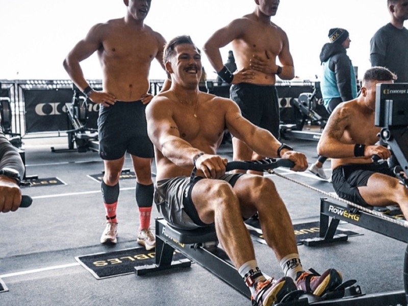 Row at a HYROX race